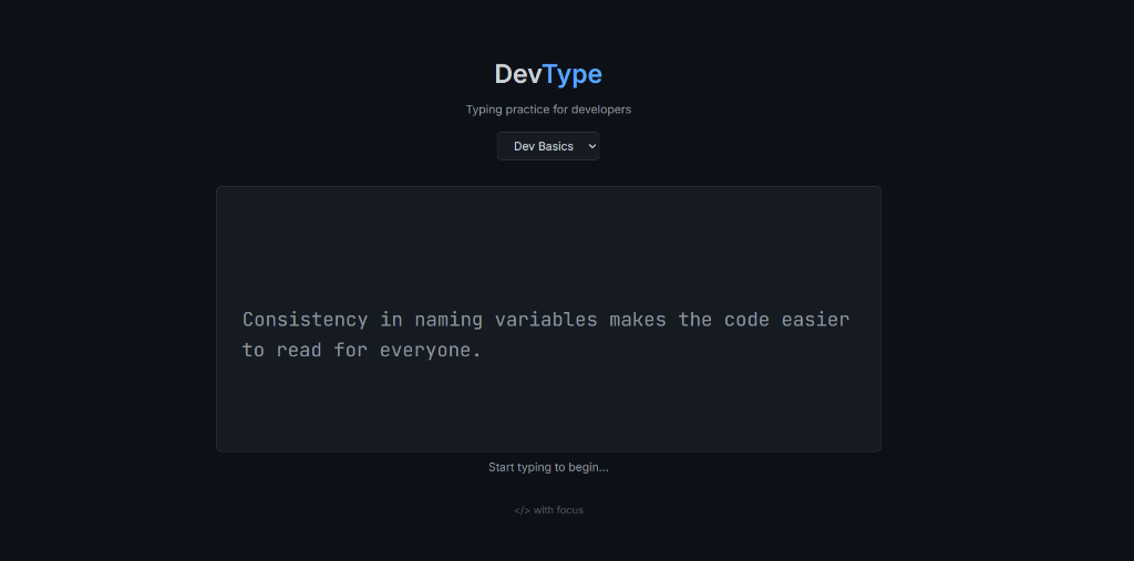 DevType